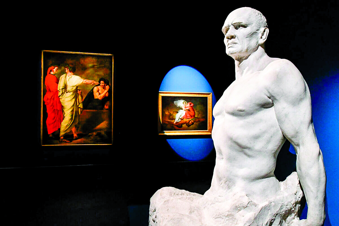 卡洛．豐塔納（Carlo Fontana）1901～1903年的作品《烏爾貝蒂的法里納塔》（Farinata of the Urberti）。大理石，72.8 x 41.3 x 36.2英寸。羅馬國立現代藝術美術館（The National Gallery of Modern and Contemporary Art）。（Fabio Blaco/The Uffizi Galleries/烏菲茲美術館）