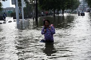 中國河南一大河多處決堤 133個縣受災大片村鎮被淹