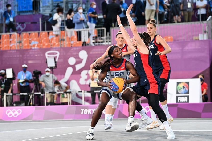 東奧7.24｜3x3籃球首登場奧運 女子賽美17:10勝法 美第一夫人到場打氣
