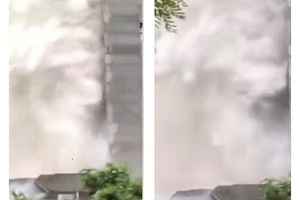 北京世茂大廈火災 現場濃煙滾滾 傷亡不明