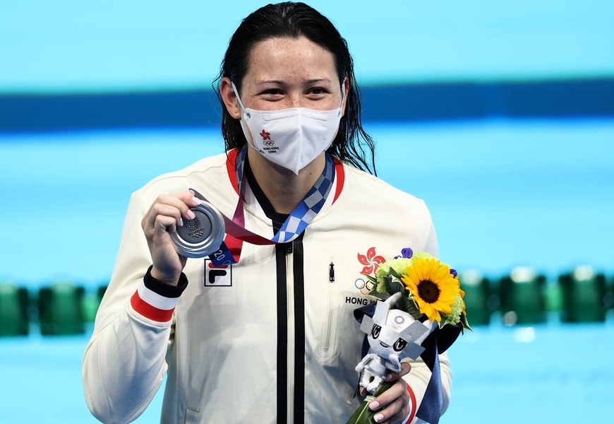 港「女飛魚」何詩蓓200米自由泳奪得銀牌