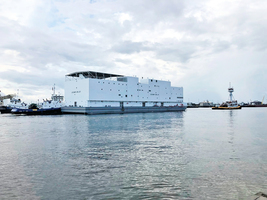 美軍新造一艘「挪亞方舟」  駛向日本橫須賀基地