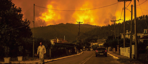 嚴重熱浪襲希臘 野火燃燒進入第五天