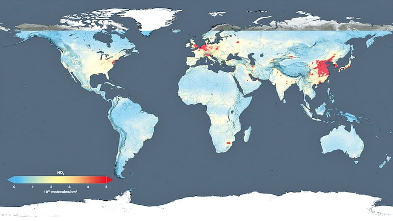 大陸空污多嚴重 NASA衛星圖讓你知 
