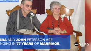 牽手77年美百歲夫婦慶祝結婚紀念日