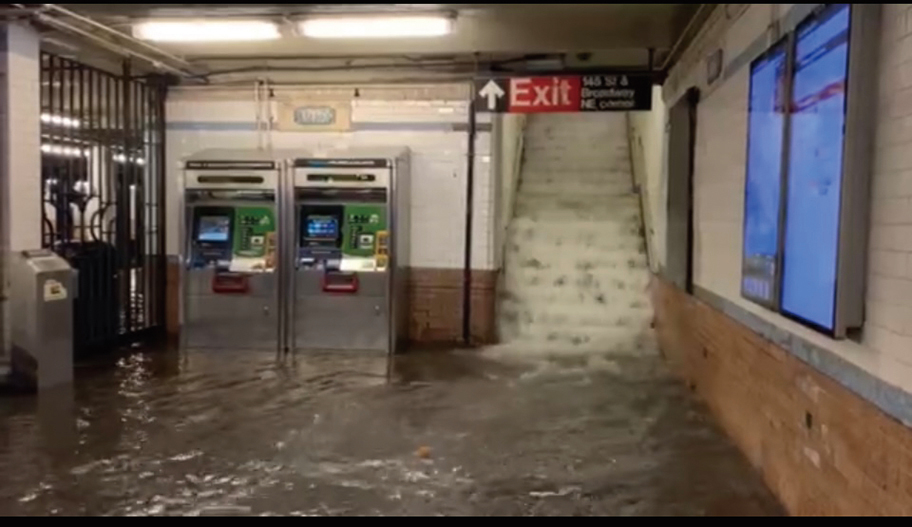 紐約發布暴洪警報 市長宣布進入緊急狀態