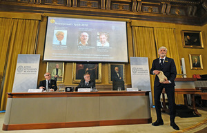 三英裔學者獲諾貝爾物理學獎