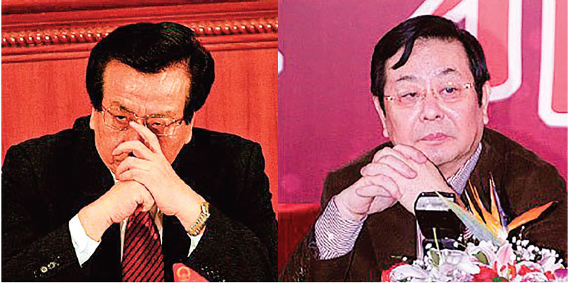 許家印與香港富豪之間的緊密關係，使得他與曾慶紅家族也建立了聯繫。圖為江澤民派系第二號人物、中共前國家副主席曾慶紅（左），其弟曾慶淮（右）。（Getty Images/大紀元資料）