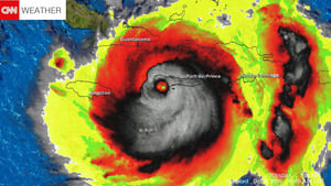 重創加勒比 颶風形狀如骷髏