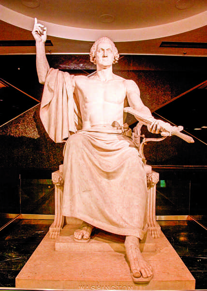 美國 古典藝術：霍雷肖格里諾的《喬治華盛頓像》 