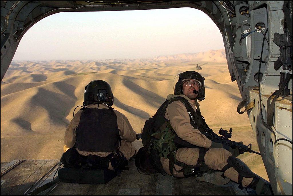 《華爾街日報》日前爆料，少量美軍特種部隊及陸戰隊士兵已秘密駐台，訓練國軍至少一年。圖為美國特種部隊在阿富汗執行任務。（Pool Photo/Getty Images）