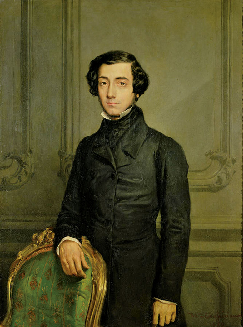 19世紀法國著名政治學者托克維爾。（維基百科）