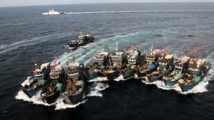 一艘中國漁船在南韓近海沉沒 7人失蹤