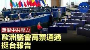 無懼中共壓力 歐洲議會高票通過 挺台報告