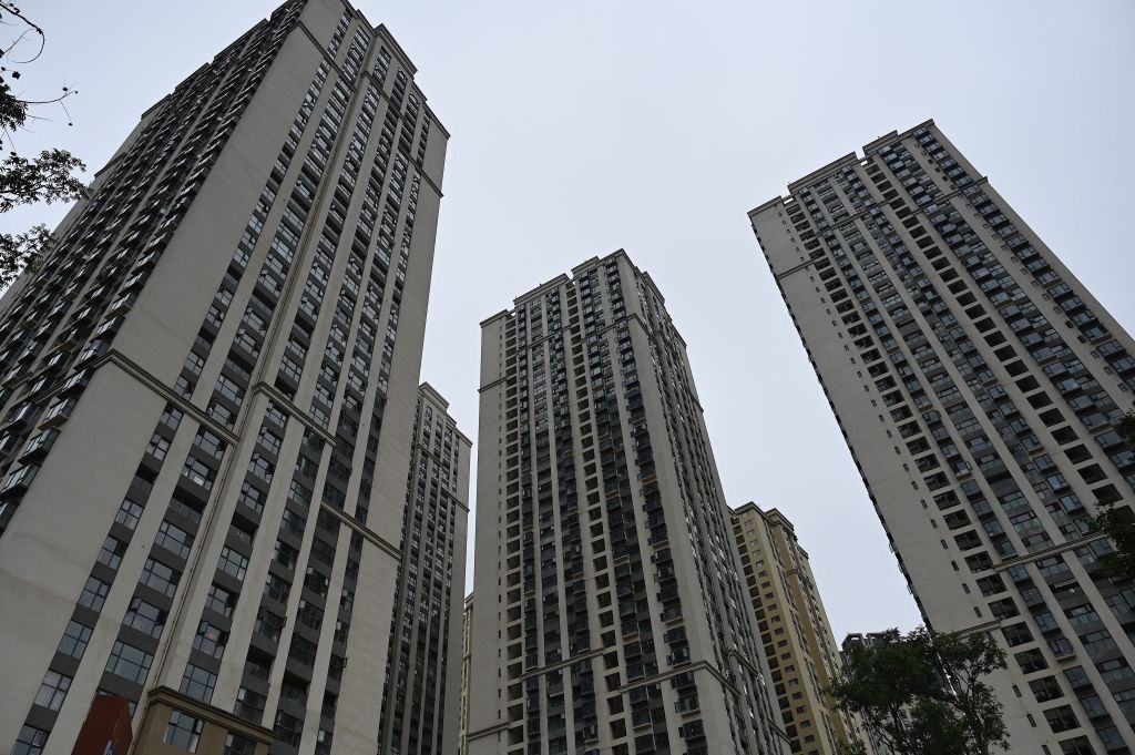 中國爭議已久的房地產稅即將上路。（Photo by JADE GAO/AFP via Getty Images）