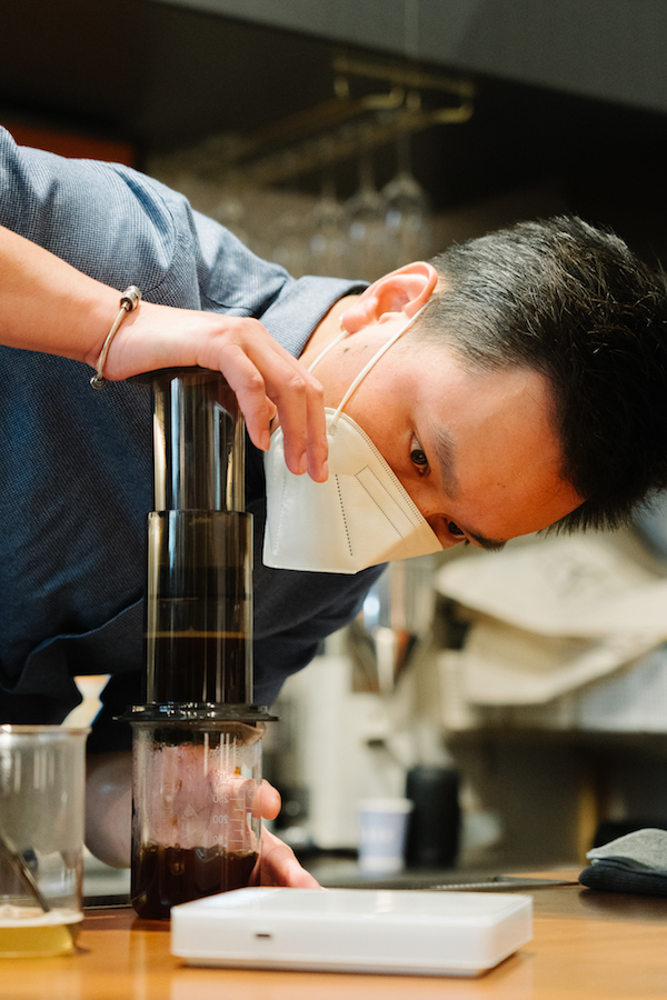 AeroPress咖啡工作坊，邀請Number 9 Coffee創辦人暨2017年香港愛樂壓比賽季軍得主Zero到場教授。（公關提供）