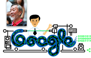 光纖之父高錕88歲冥壽  Google推動畫Doodle致敬
