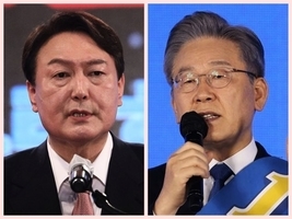 韓大選現兩強對決格局 近六成民眾支持政權更替