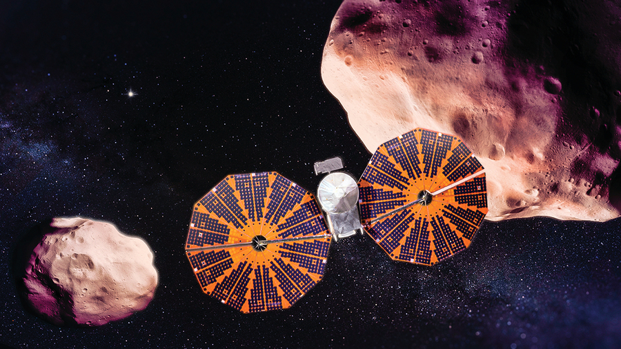 探索小行星 Lucy探測器太陽能板出故障
