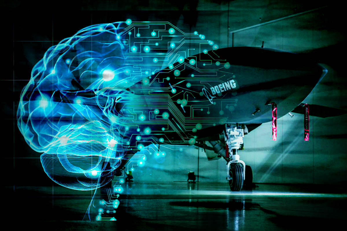 機器人大腦讓無人機在空戰中成為僚機 。（大紀元製圖）  