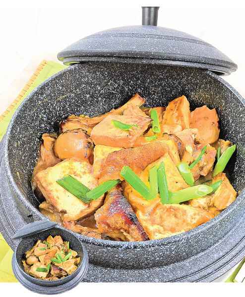 【梁廚美食】蝦醬燜豆腐火腩