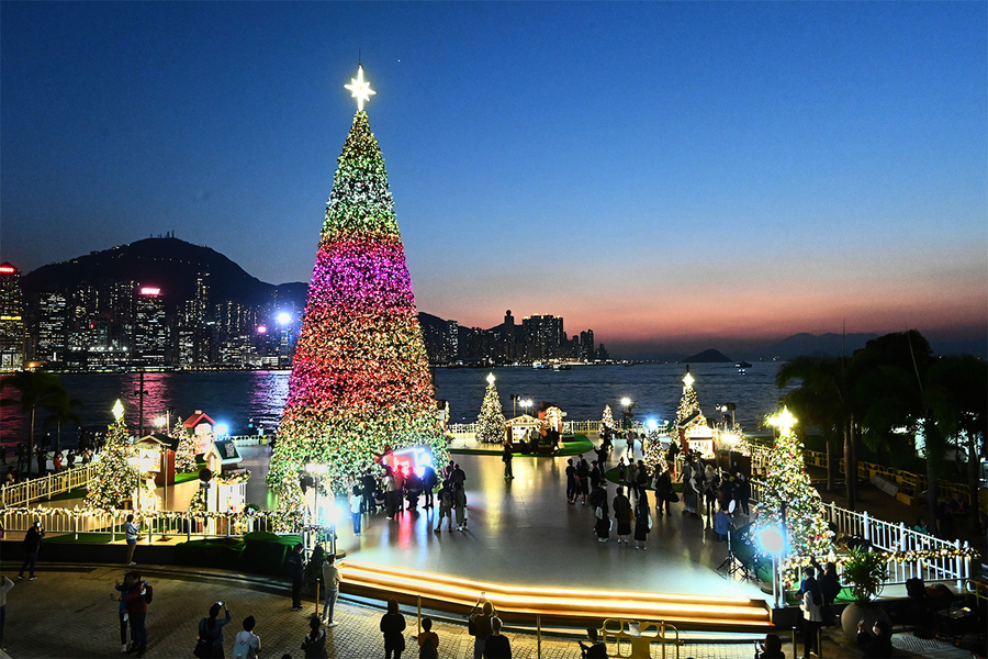 聖誕小鎮移師西九文化區藝術公園 20米聖誕樹今晚亮燈