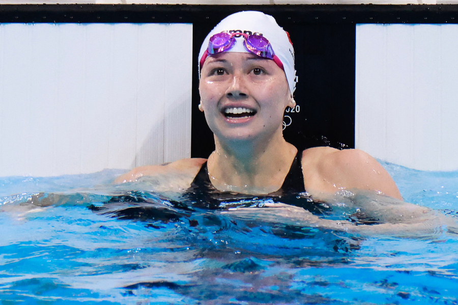 何詩蓓出戰國際游泳聯賽連奪兩冠