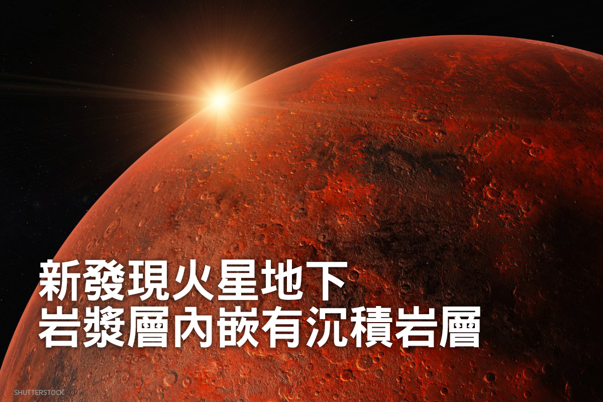火星軌道上看到的日出。（Shutterstock）