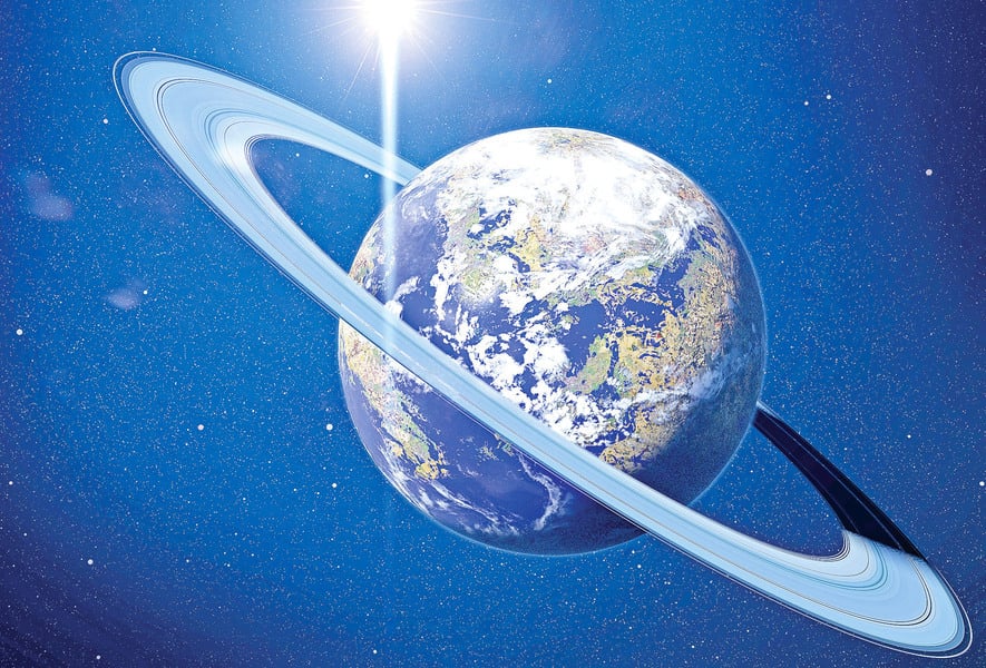 美國教授: 地球正形成類似土星的環帶