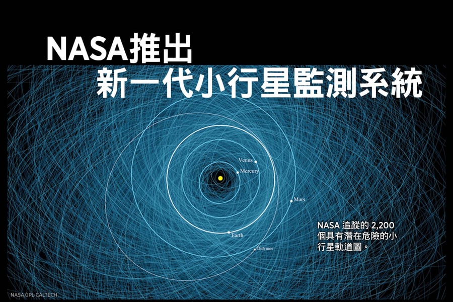 NASA推出新一代小行星監測系統