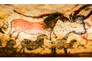西班牙史前石洞壁畫 距今1.45萬年