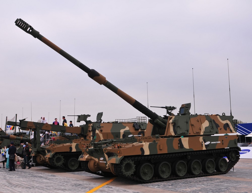 12月13日，澳洲花7.88億向韓國軍火商預購K9自行榴彈砲。圖為韓國武裝部隊K-9自行榴彈砲。（圖片來源：Soon-Sam Kwon，wiki，CC BY-SA 2.0 zh）