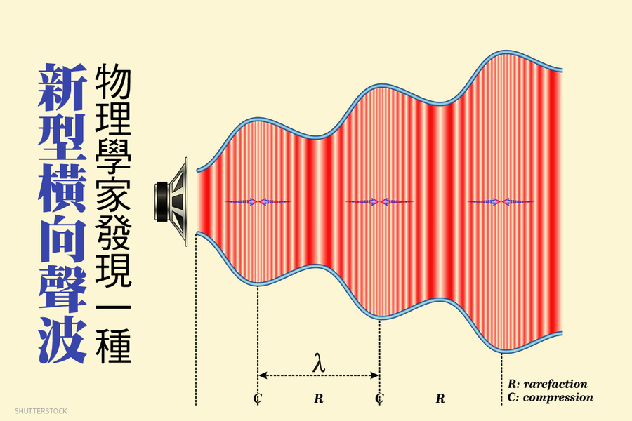 物理學家發現一種新型橫向聲波