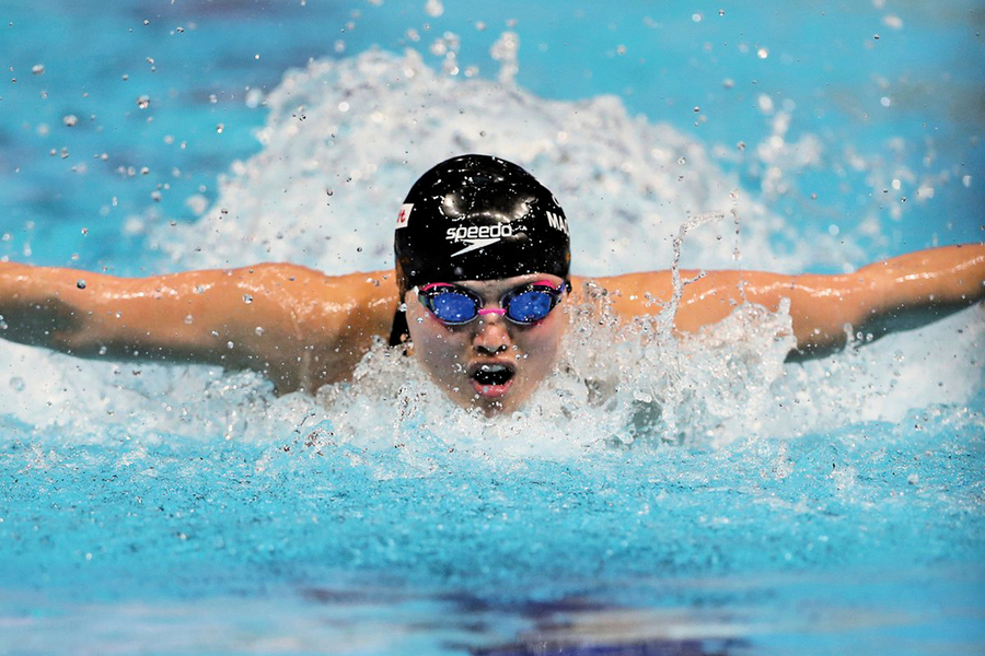 女子50米仰泳 加國華裔打破世界紀錄