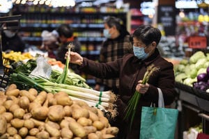 【大陸CPI】12月按月錄通縮0.3% 封城拖累消費 食品價格調頭向下