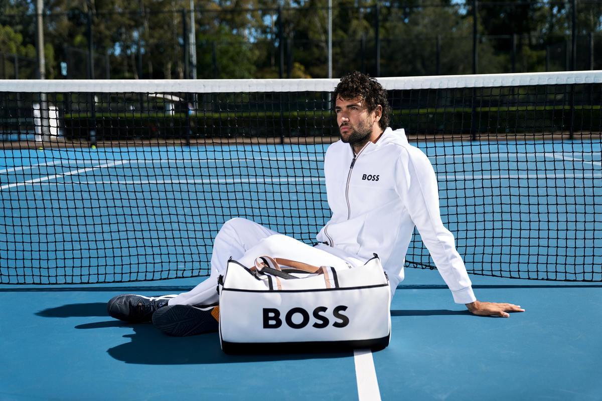 意大利網球名將Matteo Berrettini擔任時尚品牌BOSS全球代言人。（Hugo Boss Hong Kong Limited 提供）