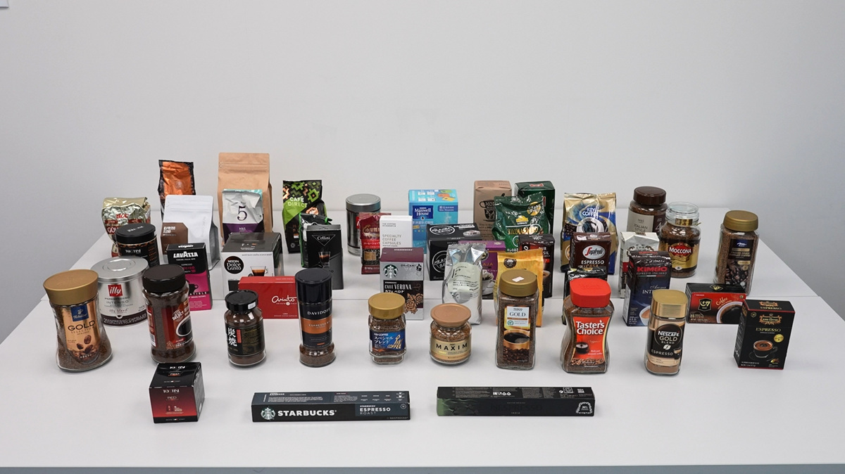 消委會測試市面上49款咖啡，發現有47款的樣本檢出基因致癌物「丙烯酰胺」。（消委會影片擷圖）