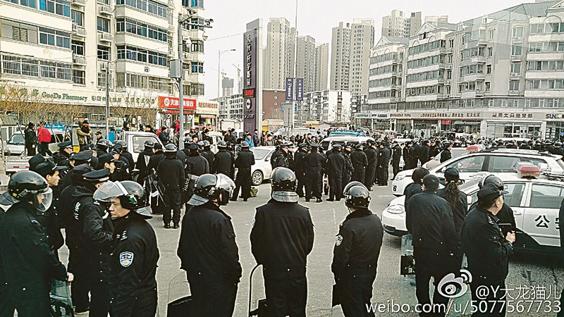 千警圍堵天津天穆村3天  數十維權村民被抓