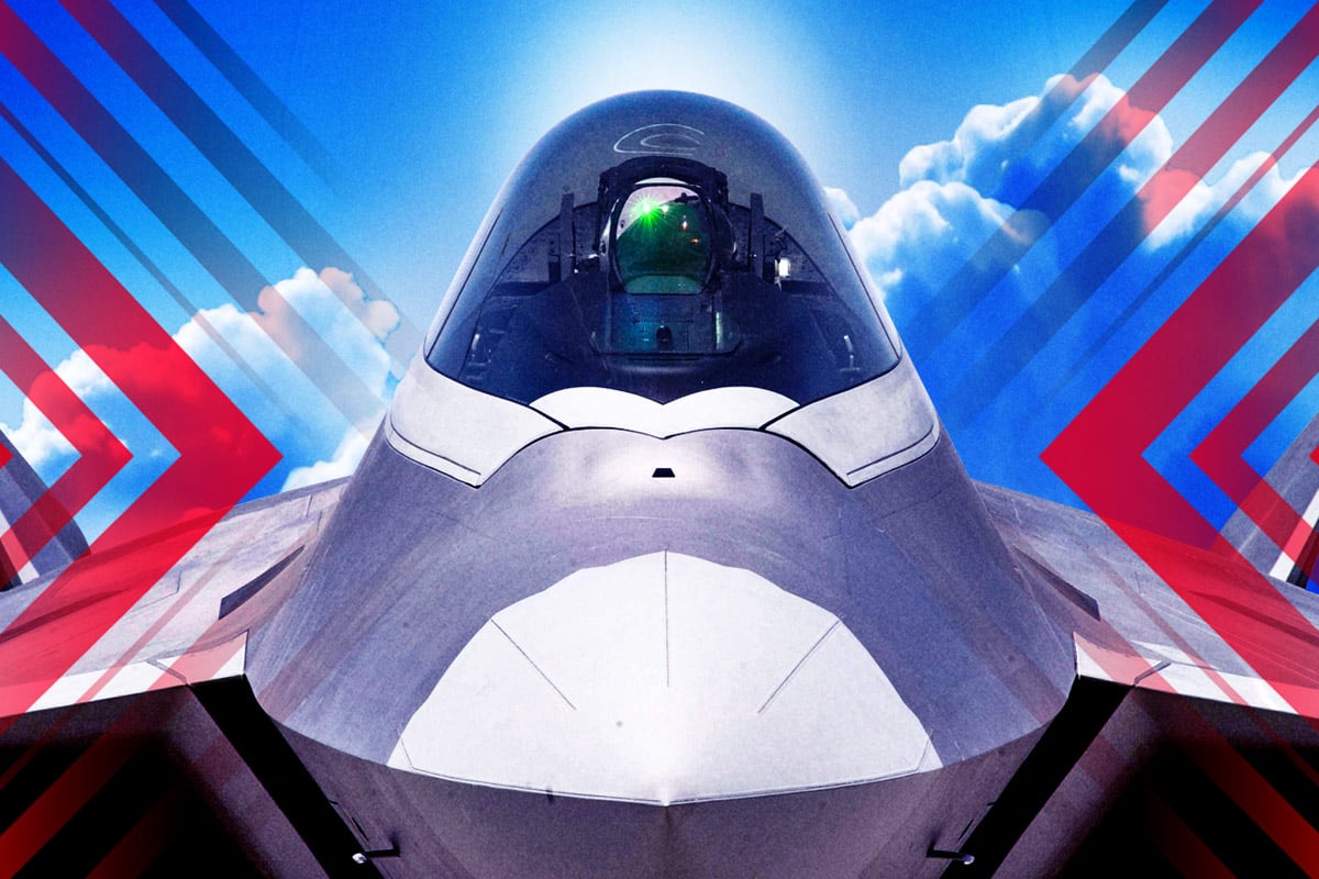 美國空軍計劃保持F-22處於最強空中優勢戰鬥機不可撼動的地位，直到退役的最後時刻。（大紀元製圖）
