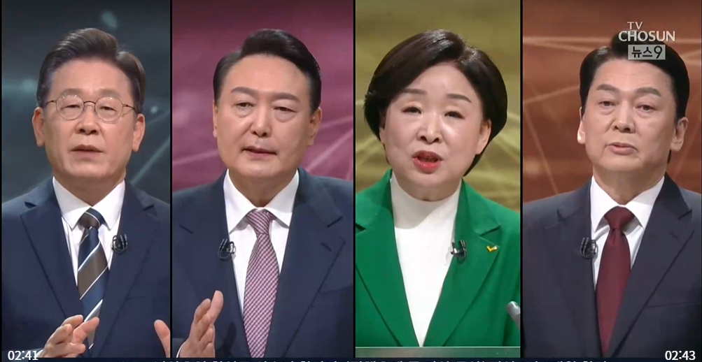 韓大選首場TV辯論 聚焦如何處理與美中的關係