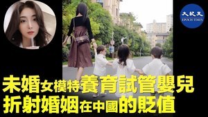 未婚女模特養育試管嬰兒 折射婚姻在中國的貶值