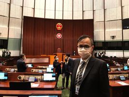 民建聯立法會議員黃俊碩初步確診  昨與17名黨友立會見傳媒