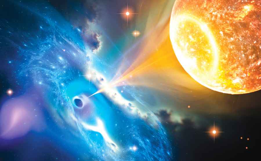 黑洞吞噬天體也可孕育新星