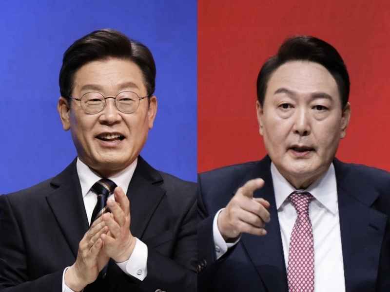南韓大選選情生變 兩強支持率差距擴大