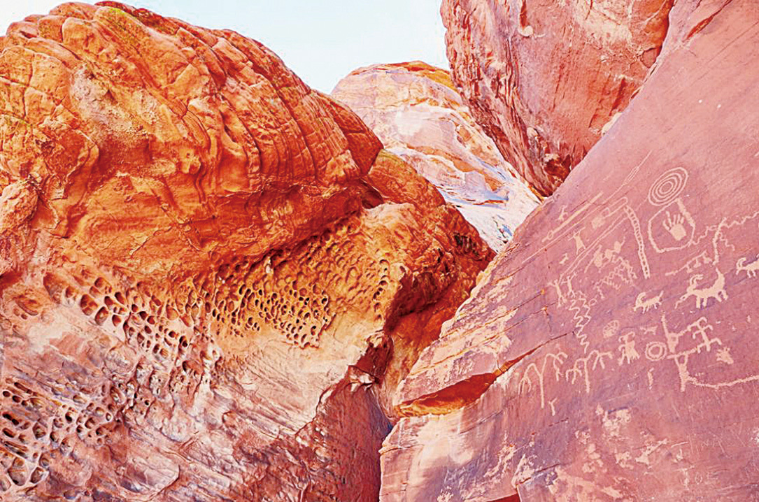 美洲岩畫。（Ekaterina Pokrovsky／Shutterstock）