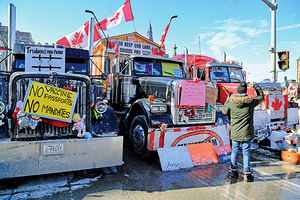 加拿大法院凍結「自由車隊」抗議者資金