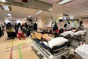 公院急症室昨錄3,411人次求診 5間醫院內科住院病床爆滿