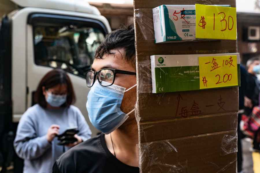 中國開售病毒快檢試劑 售價遠高於成本
