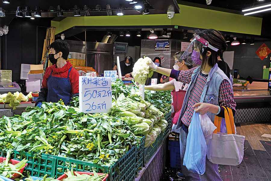 香港2月CPI按年升1.6% 鮮蔬升逾24%