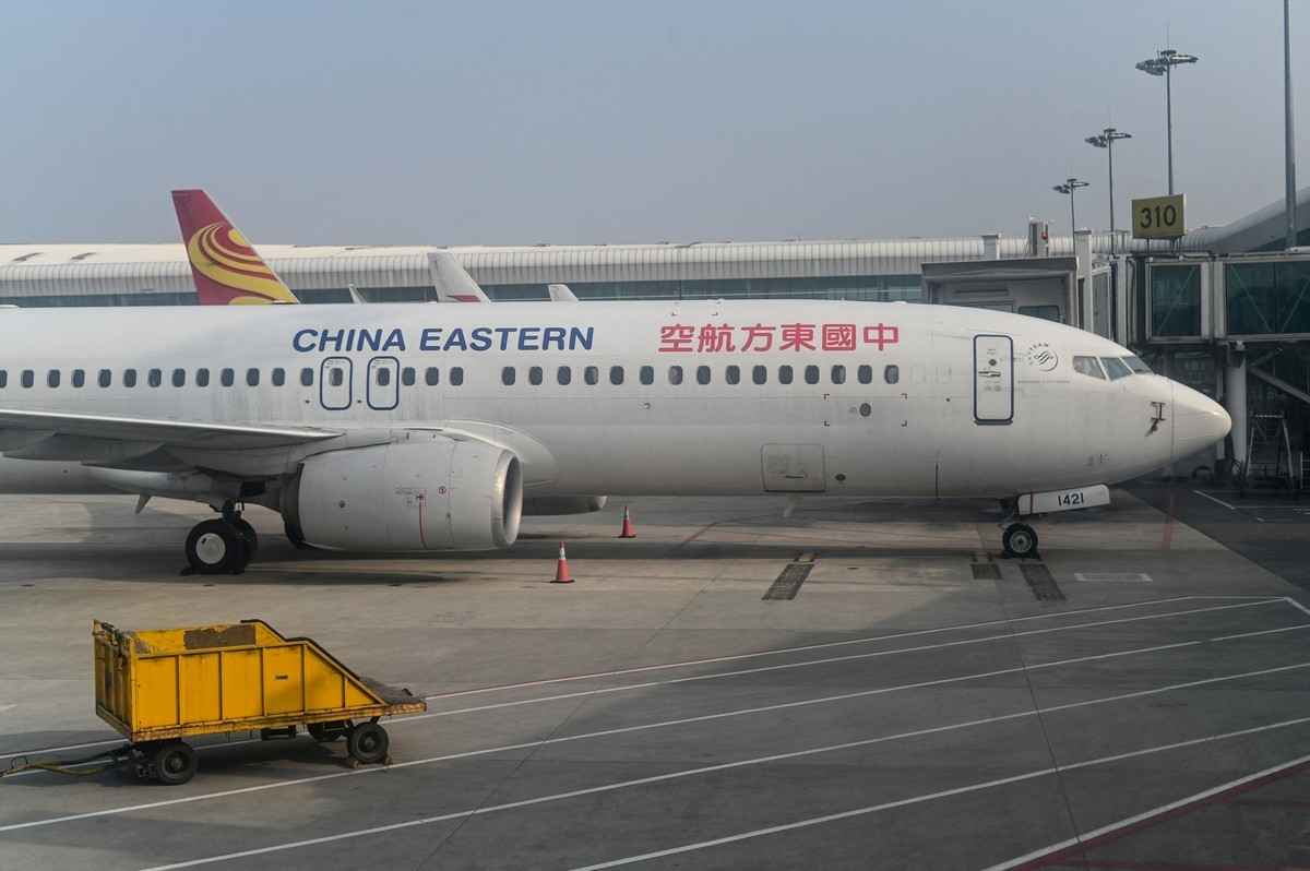 「大灣區航空」，最近購入了第2架與東航墜毀客機相同機型的波音737-800客機，並成功在香港註冊。圖為東航一架波音737-800客機。（HECTOR RETAMAL / AFP）